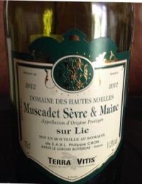 Muscadet Sévre et Maine sûr lie